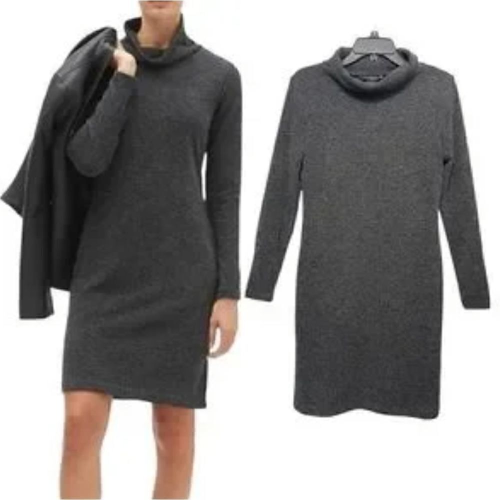 Banana republic Turtlenecks Sweat Dress, M - Picture 2 of 6
